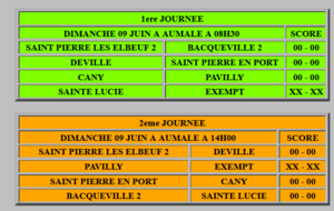 JOURNEE 1 ET 2 CDC FEMININ - Aumale 