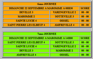 JOURNEE 6 ET 7 CDC D3 OPEN - MAROMME 