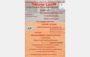 PRIX DE LA VILLE TRIPLETTE (LIMITE 128 TRIPLETTE) - STE LUCIE 